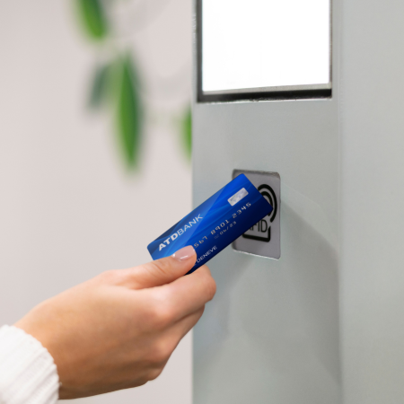 Card swipe system installation