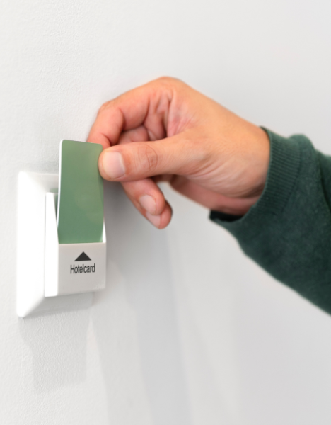 Card swipe system installation